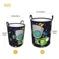 thumbnail image 5 of Invader Zim Laundry Hamper Lightweight Storage Basket Toy Organizer Laundrys Basket Waterproof For Bedroom, Bathroom Medium, 5 of 8