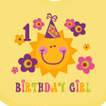 thumbnail image 4 of Inktastic Sun 1st Birthday Girls Baby Bib, 4 of 4