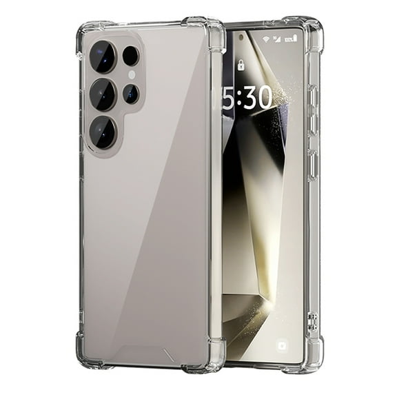 For Samsung Galaxy S25 Ultra / SM-S938 Transparent Bumper Silicone TPU Shockproof Protective Hybrid Case Cover Clear