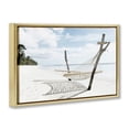 thumbnail image 2 of Stupell Industries Tropical Beachside Idyll Scene Gold Floating Frame Canvas Art, 31 x 21, by Noah Bay, 2 of 7