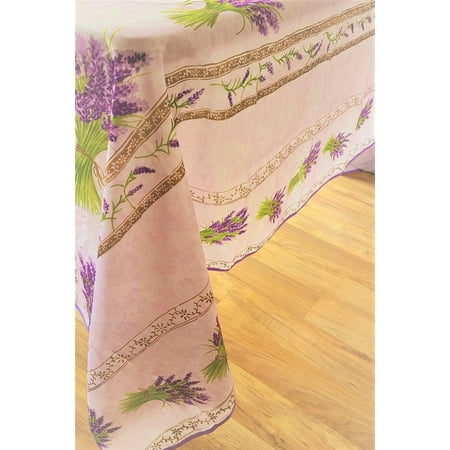 

60X80 Rectangle (150/200cm) Lavender Purple Country French Floral Provence Parma Tablecloth New!