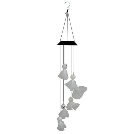 Nokiwiqis LED Solar Wind Chime Light Skull / Pumpkin / Ghost Shape Decoration