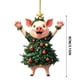 thumbnail image 3 of Seyotauo Cute Pet Pattern Acrylic Christmas Ornaments 3.15x3.15 Inch Double-Sided Pattern, Easy to Hang Christmas Tree Decorations Indoor, Festive Holiday Christmas Decor Gifts for Family Colleagues, 3 of 9