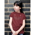 thumbnail image 2 of Flower Embroidery T-Shirt Juniors -Image by Shutterstock,  Small, 2 of 4
