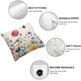 thumbnail image 4 of BANET Flower Decorative Pillowcase for Sofa 24x24in, 4 of 5