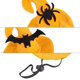 thumbnail image 2 of Disfraces de Halloween, Sombrero de Bruja Amarillo para Mascotas con diseño de araña para Gatos y Perros pequeños Accesorios para Sombreros 2 Piezas(Estilo murciélago) oso de fresa Electrónica, 2 of 5