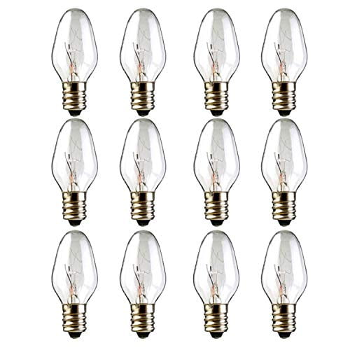 15 Watt Wax Melt Warmer Light Bulbs for Scentsy Plug-in Nightlight Warmer Wax Diffuser and Candle Warmers,E12/120V Long Life Incandescent Bulbs 18-Pack Scentsy Bulbs 