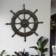 thumbnail image 5 of Volante de barco de madera decoración pirata colgante playa tema 62cm Zulema Timón de barco colgante, 5 of 8