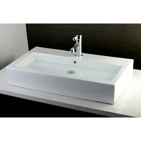 Kingston Br Contemporary Large 32 Inch Elongated Vessel Bathroom Kingston Br Contemporary Large 32 Inch Elongated Vessel Bathroom Sink