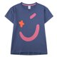 thumbnail image 3 of Sanetta Pijama corto para niña, adolescentes - Smiley, Shorty, jersey sencillo, algodón Azul/Rosa 176, 3 of 4