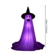 thumbnail image 2 of CaiTeLin Halloween Ghost Decoration Outdoor with Ghost Lamp, Light up Fabric Ghost with LED Halloween Lights, Courtyard Party Garden Ornament Decor with Lights for Indoor Outdoor Spooky Display, 2 of 7