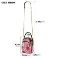 thumbnail image 3 of Leather Handbag Crossbody Bag Blooming Cherry Blossoms, 3 of 7