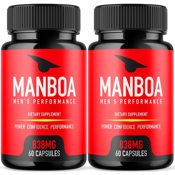 Manboa Advanced Formula Pills All Natural Vitamin Supplement 120 Capsules