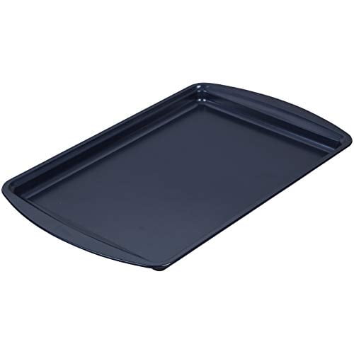 Wilton NonStick DiamondInfused Medium Navy Blue Baking Sheet, 15.2 x