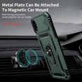 thumbnail image 2 of for iPhone XR Case with Camera Lens Cover, HD Screen Protector, 10 FT Military Grade Drop Protection, Magnetic Ring Holder Kickstand Protective Phone Case, Pine Green, 2 of 12