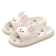 thumbnail image 4 of ibiyuan Bedroom Slippers Women Jelly Slides for Women Non Open Toe Cute Sandals for Women Elegant Womens Beach Shoes for Beach,travel,water or Poolside, 4 of 9