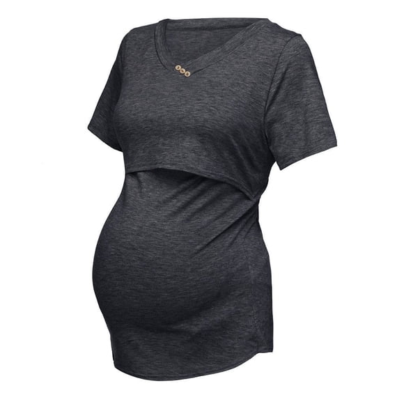 Short Sleeve Breastfeeding Nursing Maternity shirt