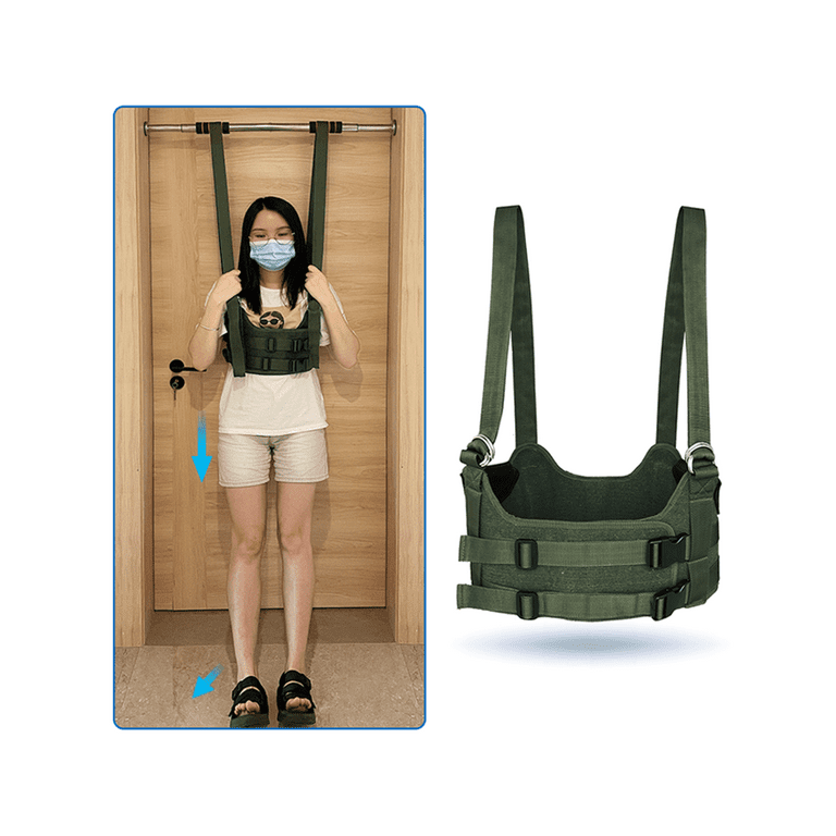 Back Stretcher for Lower Back Pain Relief Stretching Device Back Alignment Lumbar Support Spinal Decompression Belt Thoracic Back Hanging Stretcher