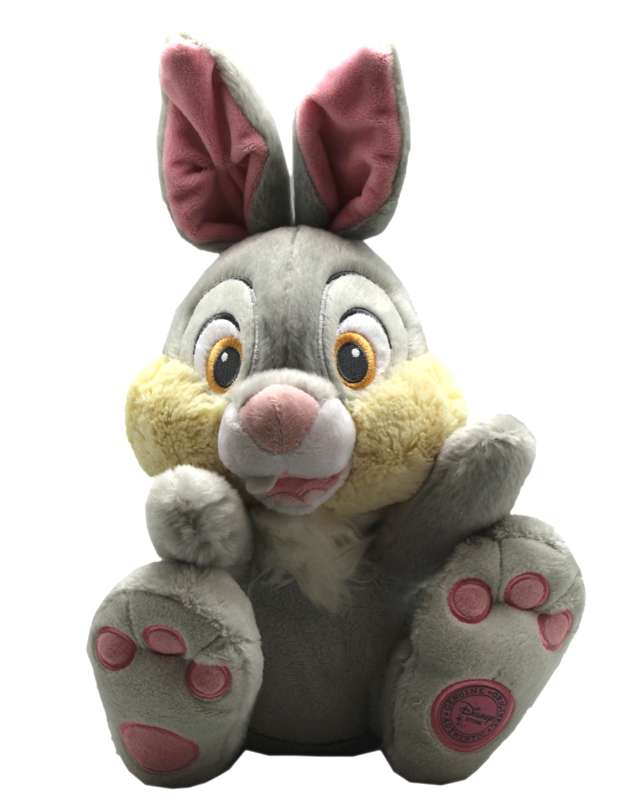 Thumper Bean Bag Plush Bambi 7in Disney Stuffed Animal Bunny Rabbit Gray for sale online
