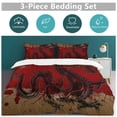 thumbnail image 5 of G dragon Gentle Handling Long Use Finish Smooth Zipper Function Duvet Cover Sets Comfortable Sleep, 5 of 5