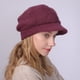 thumbnail image 2 of RV Gorro de invierno cálido para mujer Gorro holgado de crochet Gorros de punto con BRILLAR  Rojo Verde, 2 of 4