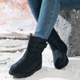 thumbnail image 6 of Womens Winter Snow Boots With Warm Fur Lining Comfortable Booties Non Slip Waterproof Outdoor Shoes (Blue,38), 6 of 6