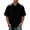 Black, variant on Mens Tshirts Solid Basic Short Sleeve Lapel Collar Soft Pique Cotton Classic Casual Tops M-3XL