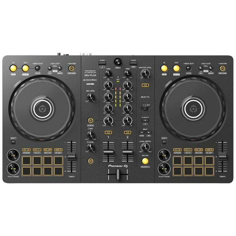 Amazon.com: Pioneer DJ DDJ-FLX4 2-deck rekordbox and Serato