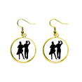 thumbnail image 1 of Danse duet performance Sportive Boucles d'Oreilles Pendantes Bijoux Femme, 1 of 3