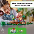 thumbnail image 5 of LEGO Super Mario Dixie Kong’s Jungle Jam Expansion Set 71421, Super Mario Gift Set for Boys and Girls Ages 7-9, Buildable Toy Game Featuring 2 Brick Built Super Mario Figures with Musical Accessories, 5 of 10