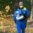 thumbnail image 3 of Fompes Commercial 75.6CC Gas-Powered 4-Cycle Backpack Leaf Blower with Flexible Pipe & Shockproof Handle Design 750CFM 205MPH, 3 of 16
