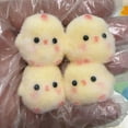 thumbnail image 4 of Juguete de prensa de pollo suave y esponjoso, mini pollitos de peluche, lindos pollitos suaves que alivian el estrés., 4 of 7