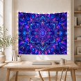 thumbnail image 5 of Cosmic Mandala in a Swirling Nebula, Mystical Psychedelic for Space Lovers, Celestial Wall Art, Housewarming Gift, Tapestry Wall Hanging for Bedroom, Living Room and Studio, 5 of 7