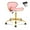 Pink, variant on Ergonomic Saddle Stool Salon Stool with Backrest - Hydraulic Adjustable Rolling Office Chair, Soft Cushion & Wheels for Home, Dental, Tattoo Salon