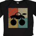 thumbnail image 4 of Inktastic Monster Truck Retro Racing Boys Long Sleeve Baby Bodysuit, 4 of 5