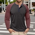 thumbnail image 2 of VJATTWR Male Men Crew Neck Long Sleeves T-Shirt White Small Xl, 2 of 7