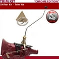 thumbnail image 1 of American Shifter  2004R Shifter Kit Chrome 23 in. Swan Trim Kit Push Button Tan Boot Billet Knob for F6815, 1 of 1