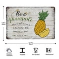 thumbnail image 2 of Rustic Aluminum Sign Be A Pineapple Vintage Bar Sign Tin Metal Sign Retro Home Kitchen Room Wall Door Hanger Decor Sign 8x12 Inch, 2 of 7