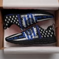 thumbnail image 3 of Back The Blue Running Shoes Sneakers Mesh Black Size 7, 3 of 5