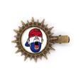 thumbnail image 1 of Paraguay Flag Facial Makeup Head Cap Hairpin Sun Headwear Retro Metal Clips Pin, 1 of 3