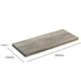 thumbnail image 3 of JPND 36 inch Wooden Floating Wall Shelf with Invisible Brackets Set of 2, for Bedroom/Bathroom/Living Room and Kitchen Storage, Rustic Gray, 3 of 7