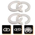 thumbnail image 3 of E27 E14 Lamp Shade Reducing Rings, 4PCS Plastic Light Fixture Adapters for European Shades Compatibility, 3 of 3