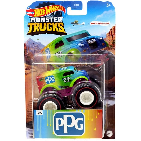 Hot Wheels Monster Trucks Racing PPG Diecast Car