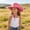 A21--Pink, variant on Cowboy Hat For Kids Birthday Party For Kid Headwear Photography Hat For Kids Bir 4-10 Years