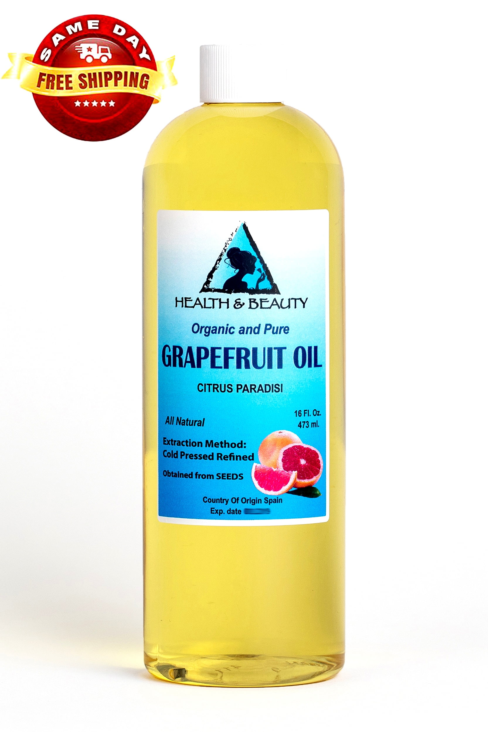 GRAPEFRUIT SEED OIL ORGANIC REFINED COLD PRESSED PREMIUM FRESH 100