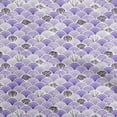 thumbnail image 1 of oneOone Silk Tabby Medium Purple Fabric Sea Shells Ocean Sewing Material Print Fabric By The Yard 42 Inch Wide, 1 of 4