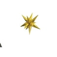 thumbnail image 2 of Large Foil 12 Point Star Balloon, 27 in, Gold, 1ct, 2 of 7