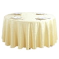 thumbnail image 1 of Nappe Jacquard Polyester Anti-Déversement pour Cuisine Salle à Manger Mariage Banquet Fête Usage de Table (Rond, 1.8m), 1 of 5