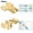 100pcs, variant on Electrical Double Male Female Adapter, Piggyback Spade Connectors Piggy Back Terminals Double Piggyback Spade Connector Yellow