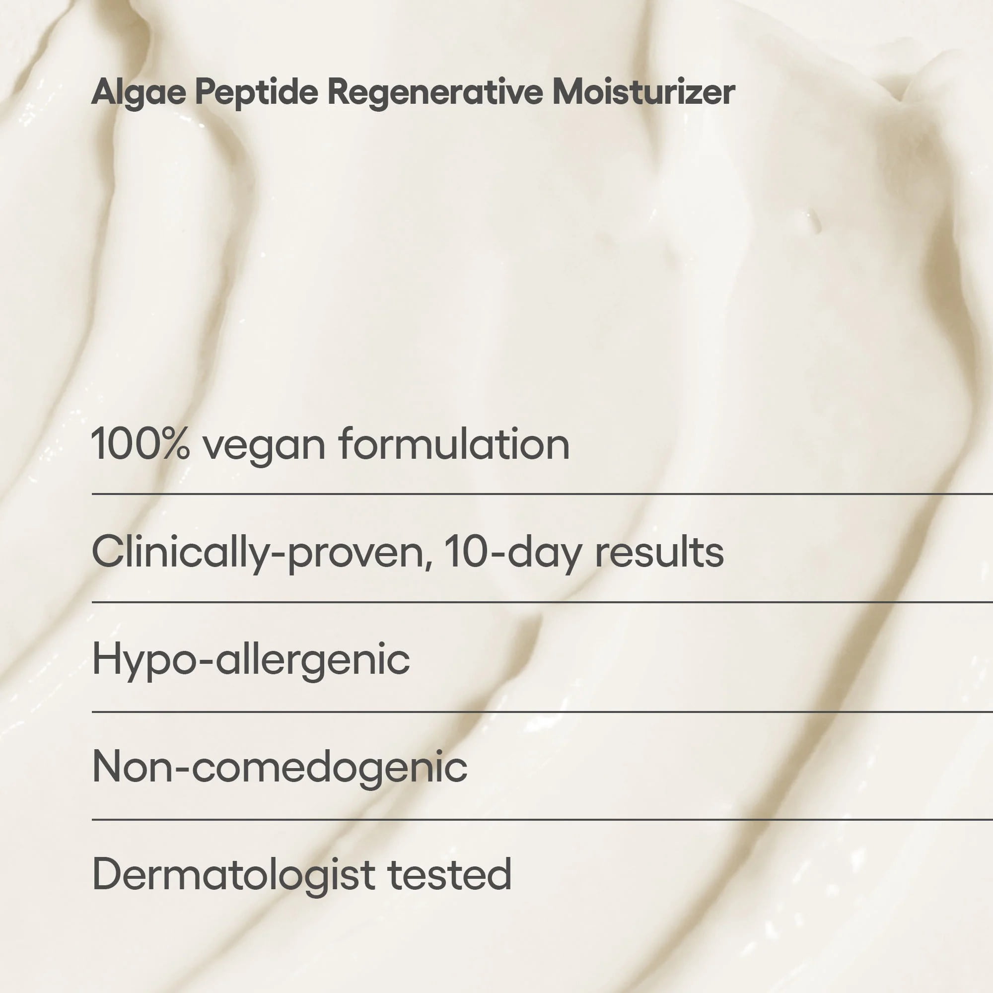 Algenist Algae Peptide Regenerative Face Moisturizer - Restorative Wrinkle Cream + Peptide Moisturizer for Instant Hydration + Skin Barrier Protection - Formulated with Patented Alguronic Acid (2 oz)